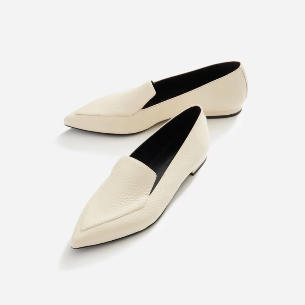 Everlane Boss Flat in Bone - Picture 5 of 5